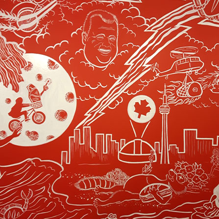 Rashers Mural in Toronto, ON